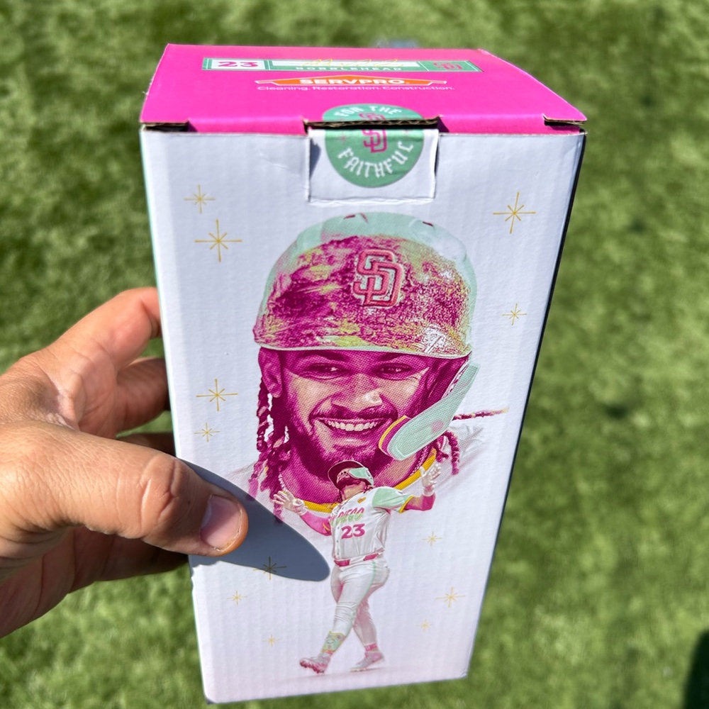 San Diego Padres Fernando Tatis bat flip Bobblehead 2025 SGA